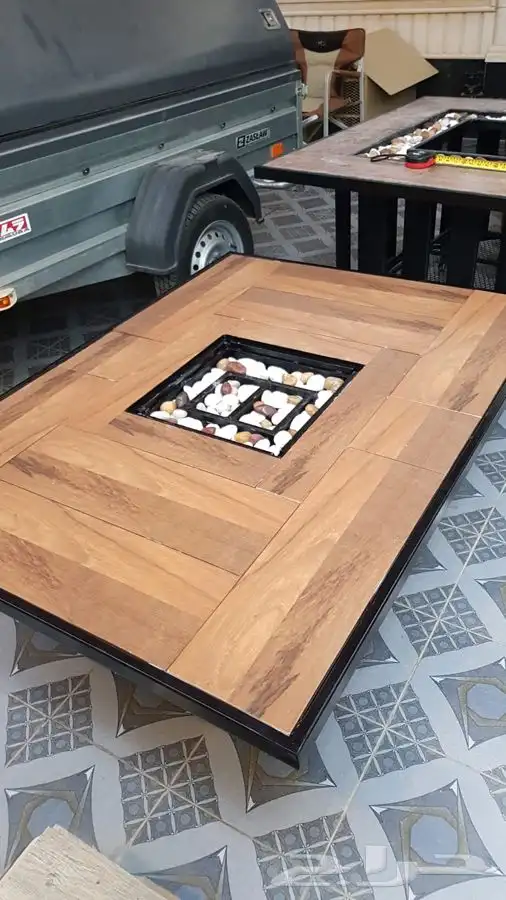 طاولات او منقد تدفئه سيراميك للحدايق ومنقل على الحطب 43