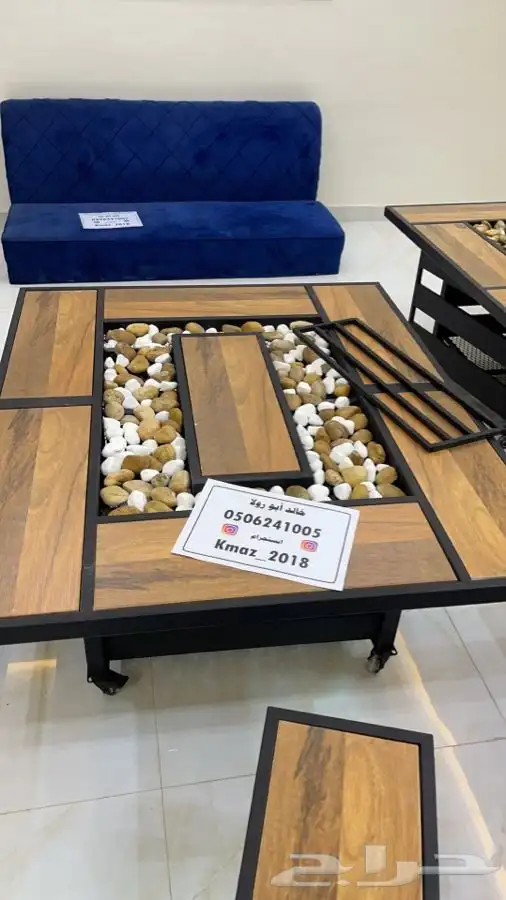 طاولات او منقد تدفئه سيراميك للحدايق ومنقل على الحطب 51