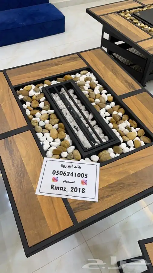 طاولات او منقد تدفئه سيراميك للحدايق ومنقل على الحطب 53