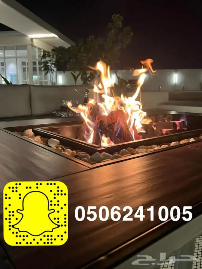 طاولات او منقد تدفئه سيراميك للحدايق ومنقل على الحطب 58