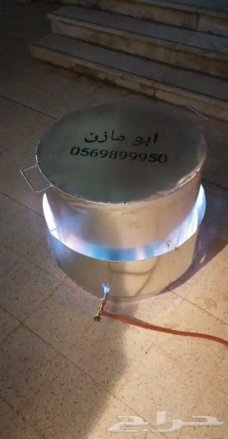 مندي غاز شبك استيل مفتاح ايطالي 8