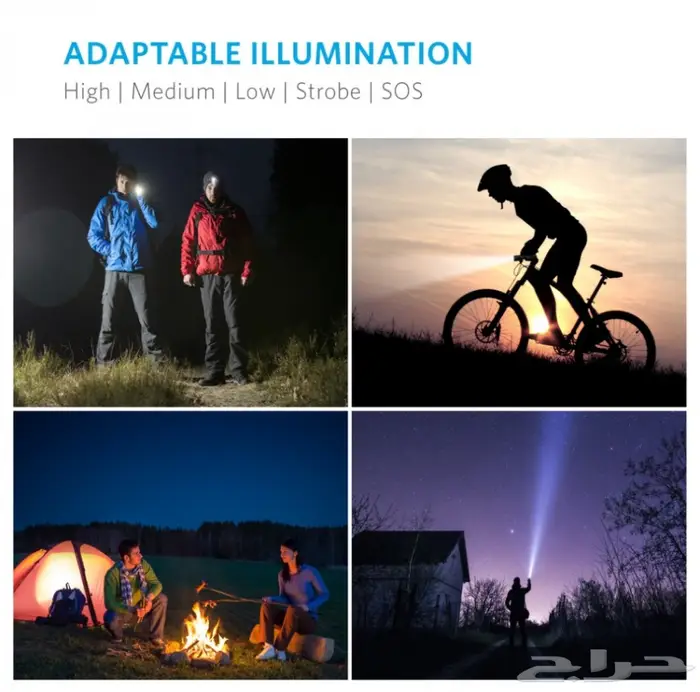 كشاف أنكر LC130 الأصلي 1300 لومن للرحلة الكشتة 5