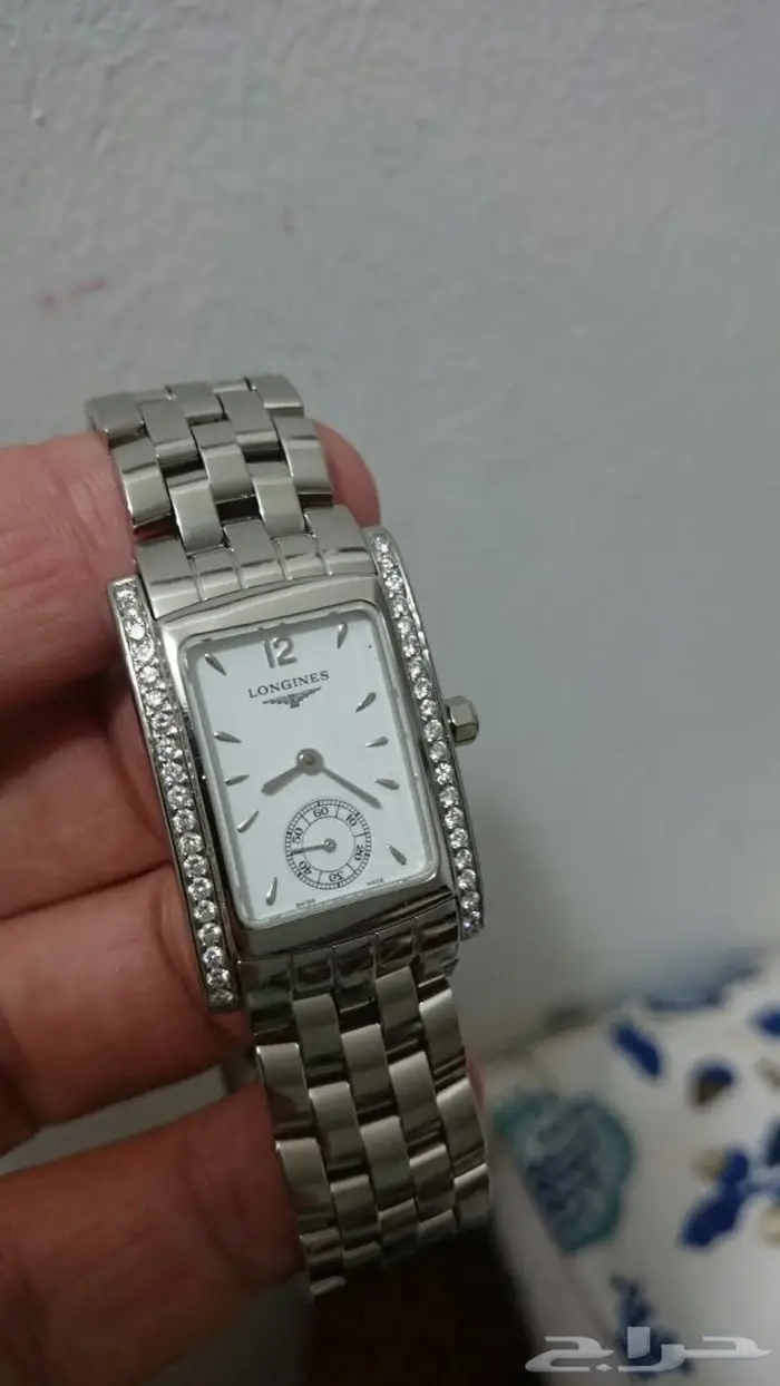 ساعة الماس وكالة نوع لونجين Longines سويسرية 0