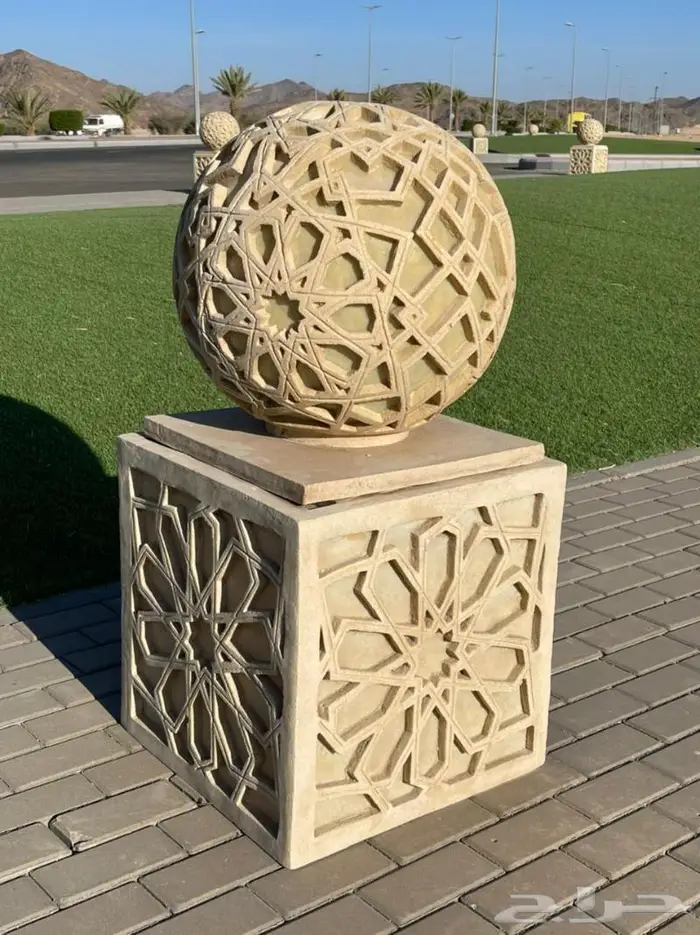 كور مضيئة فايبر للحدائق العامه والمنتزهات 2