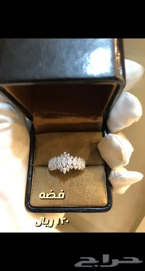 هدايافضه اصليه مرصع بالالماس الصناعي مصنع بمصانع الذهب 2
