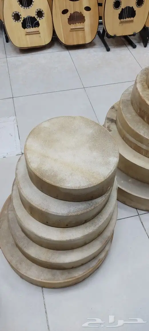 طيران ودفوف وطنية طبول عرضه وسامري للبيع طبله 1