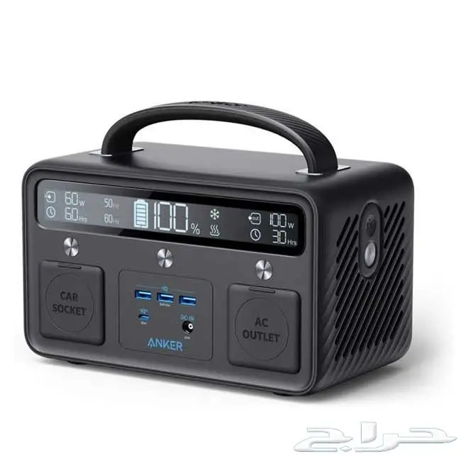 محطة طاقة أنكر الأصلية300W تشحن 8 أجهزة مثالية للبر الكشتات 0