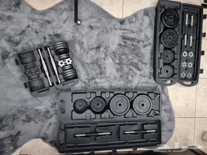 عدة حديد(كمال أجسام) للبيع 0