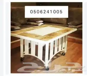 طاولات او منقد تدفئه خارجيه سيراميك مشبات منقل حدايق 25