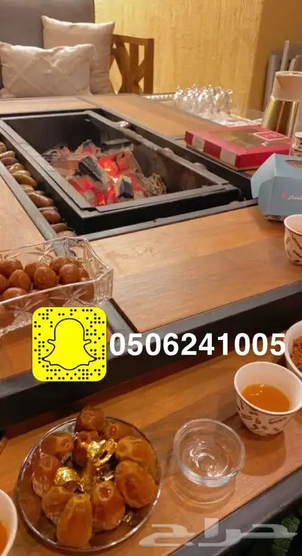 طاولات او منقد تدفئه خارجيه سيراميك مشبات منقل حدايق 26