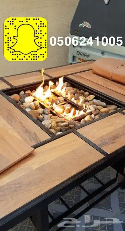 طاولات او منقد تدفئه خارجيه سيراميك مشبات منقل حدايق 28