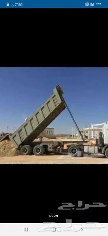 رمل دوسري ودفان رمل بناء زيروه مخلوط بجميع انواع موادالبناء 13