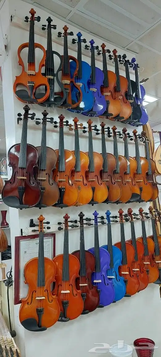 كمنجه الكمان الشرقي عود جيتار طيران طبول وطني 11