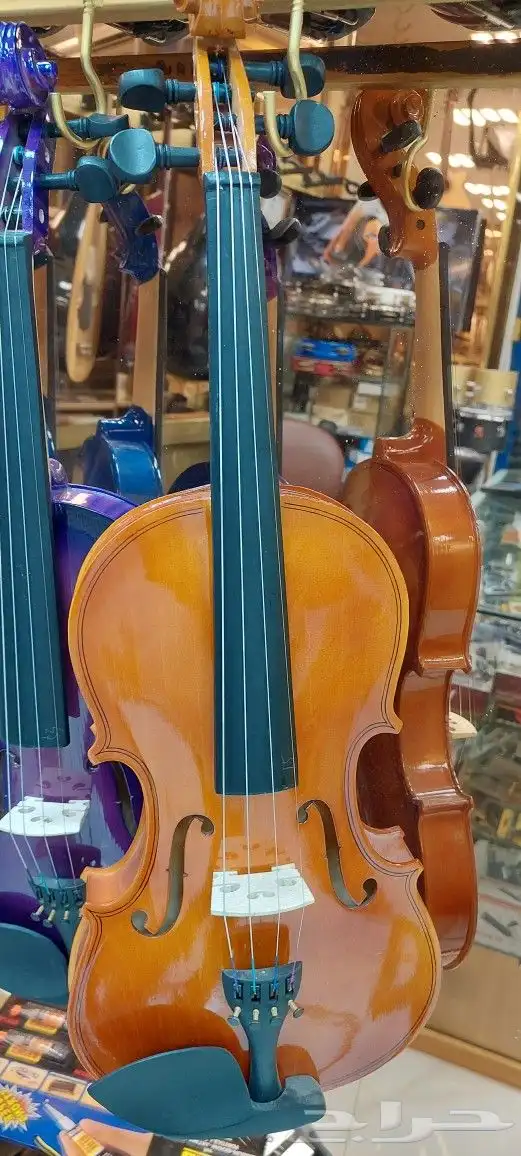 كمنجه الكمان الشرقي عود جيتار طيران طبول وطني 3