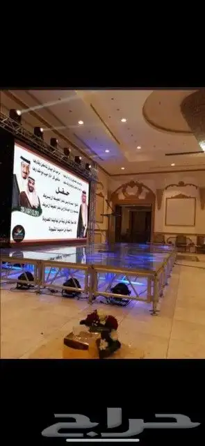 شاشات عرض مسارح المنيوم قزاز تراسات اضاه صوتيات 0