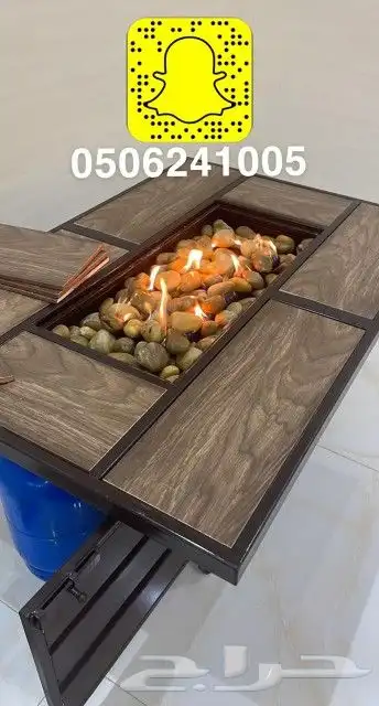 طاولات او منقد تدفئه سيراميك للحدايق ومنقل على الحطب 86
