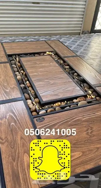 طاولات او منقد تدفئه سيراميك للحدايق ومنقل على الحطب 84