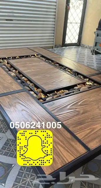 طاولات او منقد تدفئه سيراميك للحدايق ومنقل على الحطب 81