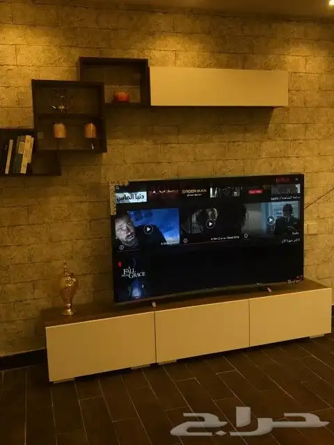 طاولة تلفزيون موديل Free ابيض او خشبي 13