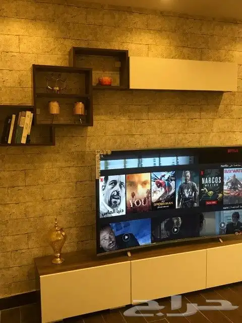 طاولة تلفزيون موديل Free ابيض او خشبي 12