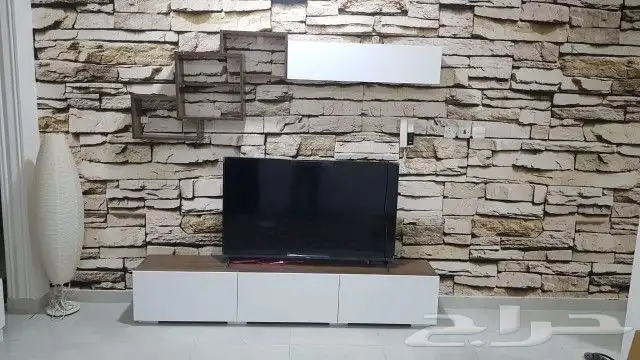 طاولة تلفزيون موديل Free ابيض او خشبي 14