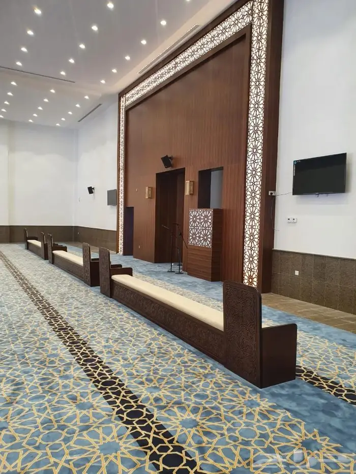 تكاية مساندظهر مساجد دواليب وحوامل مصاحف ديكورات مساجد 18