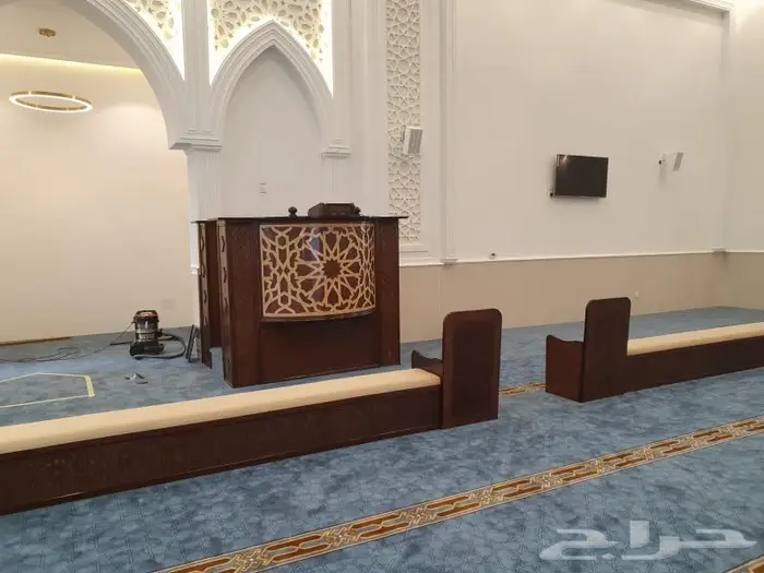 تكاية مساندظهر مساجد دواليب وحوامل مصاحف ديكورات مساجد 23