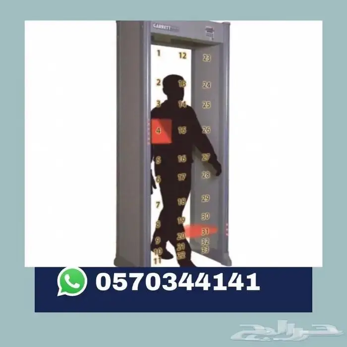 بوابات تفتيش الاشخاص وكشف المعادن 0