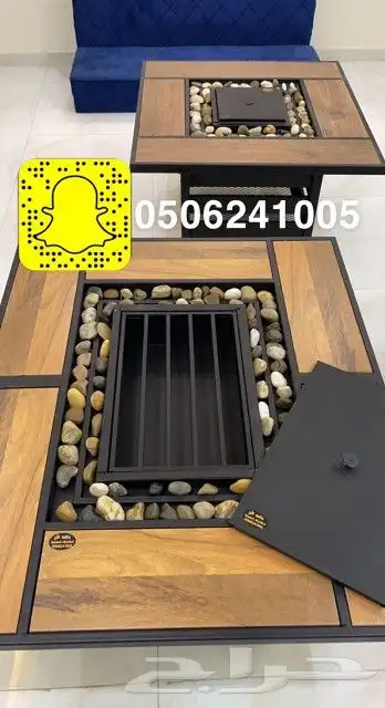 مدفاه منقد او منقل فحم وطاولات تدفئه او حطب او غاز للحدائق 26