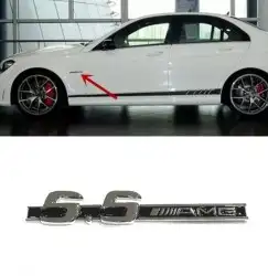 شعار AMG لحواف الجنوط واكسسوارات مرسيدس 6