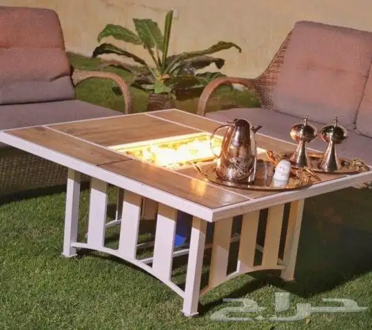 طاولات او منقد تدفئه خارجيه سيراميك مشبات منقل حدايق 3
