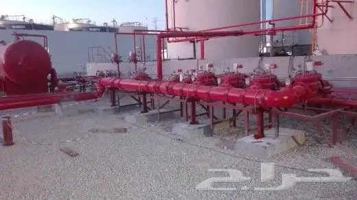 تنفيذ مشاريع اطفاء حريق الاحساء 7