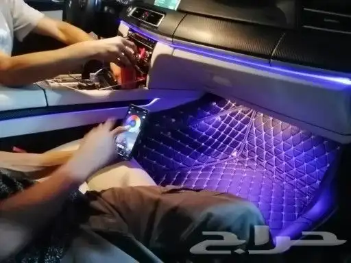 تركيب ليد 64لون على سيارةبي ام 0