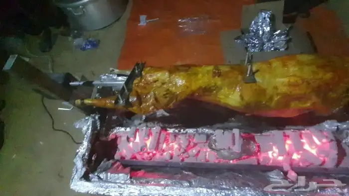 خاروف مشوي على الجمر جديد شيف عماد ابو عامر 2