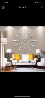 ساعات حائط بأسعار مخفضة جدا عصرية وفاخرة 11