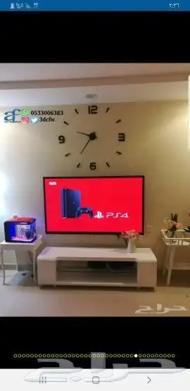 ساعات حائط بأسعار مخفضة جدا عصرية وفاخرة 10