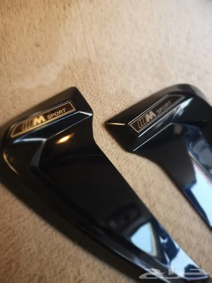 زوايد الصدام اسود لامع BMW واكسسوارات 66