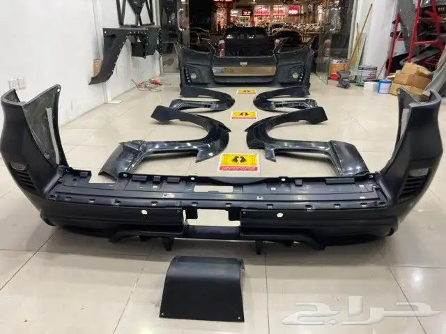 ترهيم جيب  لكزس LX 570 طقم والد بلاك بايسون  5