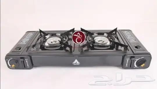 شواية غاز موقد 2 عين بجهاز واحد 2 في 1 بسعر 195 ريال 2