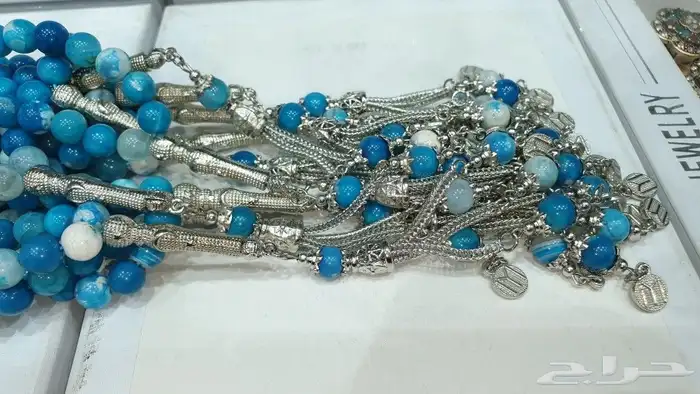 سبح مسابيح عقيق طبيعي جملة جملة ومفرد 36