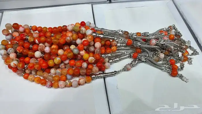 سبح مسابيح عقيق طبيعي جملة جملة ومفرد 43