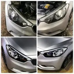 تلميع وتغيير بلاستيك شفاف للشمعات 20