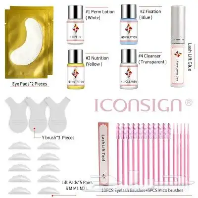 Iconsign مجموعة كاملة رموش احترافية 3