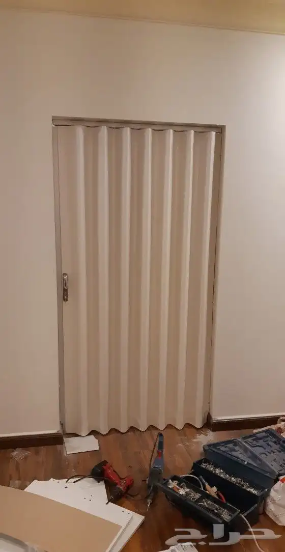 باب سحاب اكورديون تصنيع و تركيب 1