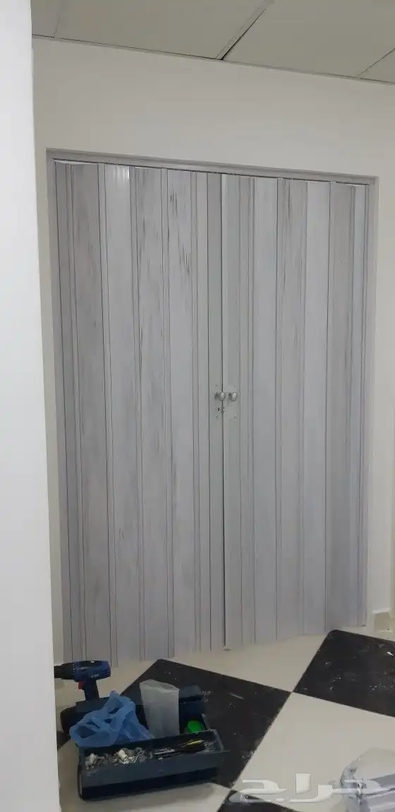 باب سحاب اكورديون تصنيع و تركيب 5