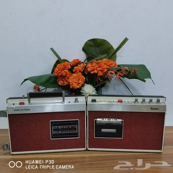 جهاز نادر جدا راديو ومسجل ياباني مميز للغاية 7