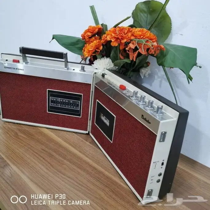 جهاز نادر جدا راديو ومسجل ياباني مميز للغاية 4