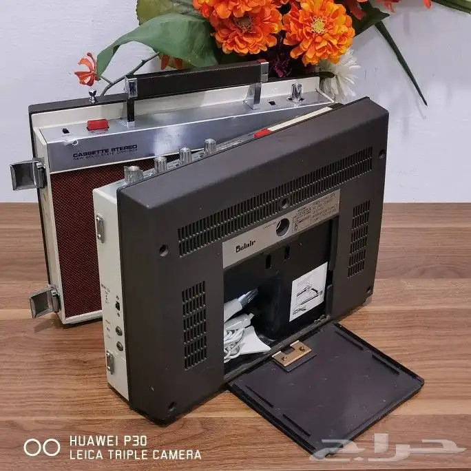 جهاز نادر جدا راديو ومسجل ياباني مميز للغاية 13