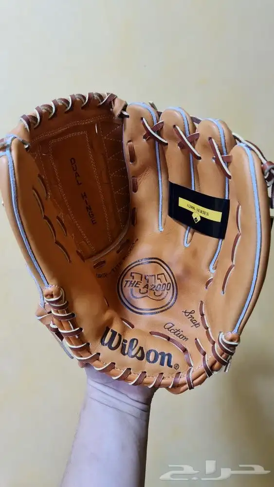 قفاز لعبة بيسبول أصلي صناعة يابانية جلد طبيعي 2