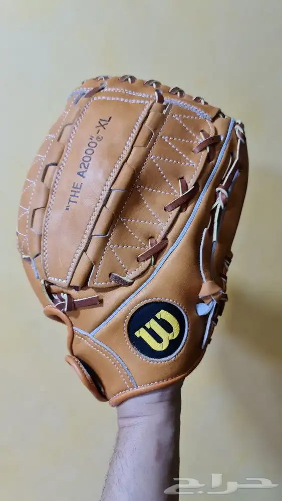 قفاز لعبة بيسبول أصلي صناعة يابانية جلد طبيعي 1